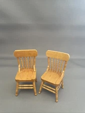 Probably Concord Miniatures Set Of Kitchen Chairs Wood