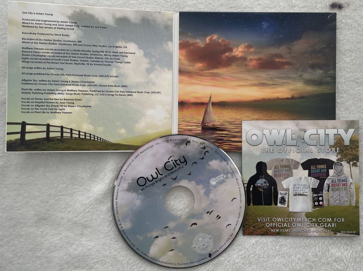 All Things Bright and Beautiful by Owl City (CD, 2011) for sale