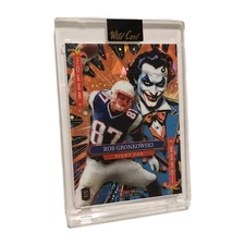 2025 Wild Card Jokers Wild Rob Gronkowski Patriots Joker Refractor 1/1
