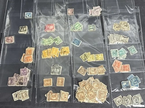 Us Stamp Collection 1/2c 1 1/2c Sc # 565 569 697 698 - Hundreds Of Stamps