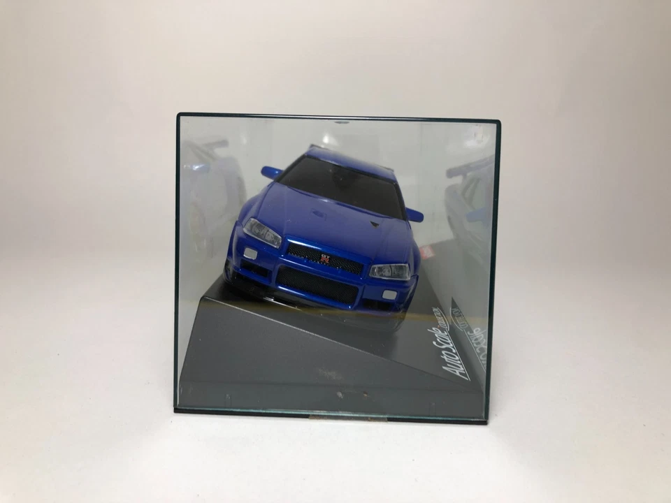 KYOSHO Mini-Z Body NISSAN SKYLINE GT-R V-spec II Nur Metallic Blue MZG401MB - Image 3 of 4