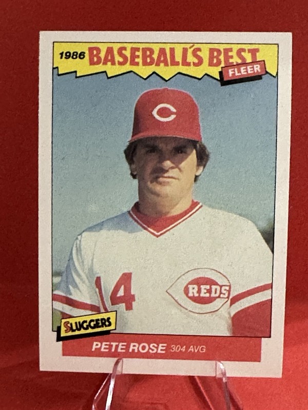 1986 Fleer Baseball's Best Sluggers vs. Pitchers - Pete Rose #29