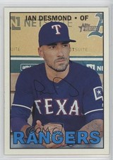 2016 Topps Heritage High Number Gum Damage Back Ian Desmond #624 fm0