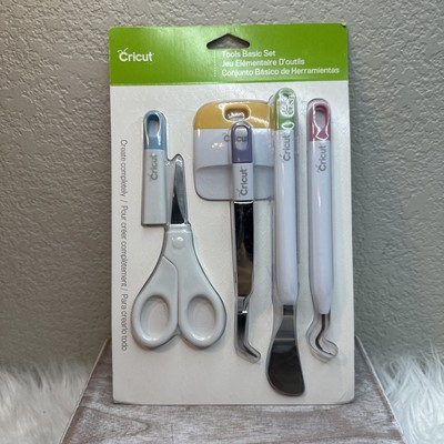 Cricut Basic 6pc Tool Set Spatula Weeder Scraper Scissors Tweezers NEW FAST SHIP