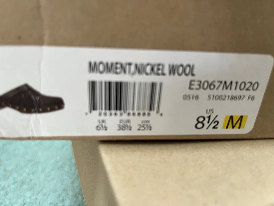 Zuecos sin cordones Dr, Scholl's Moment - Tacón de 1,75 pulgadas Lana negra ¡NUEVOS EN CAJA! 8,5 M Foto 4 de 4