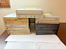 Lot of 7 DVD/CD Drives, Various Models  Speeds, Used PC