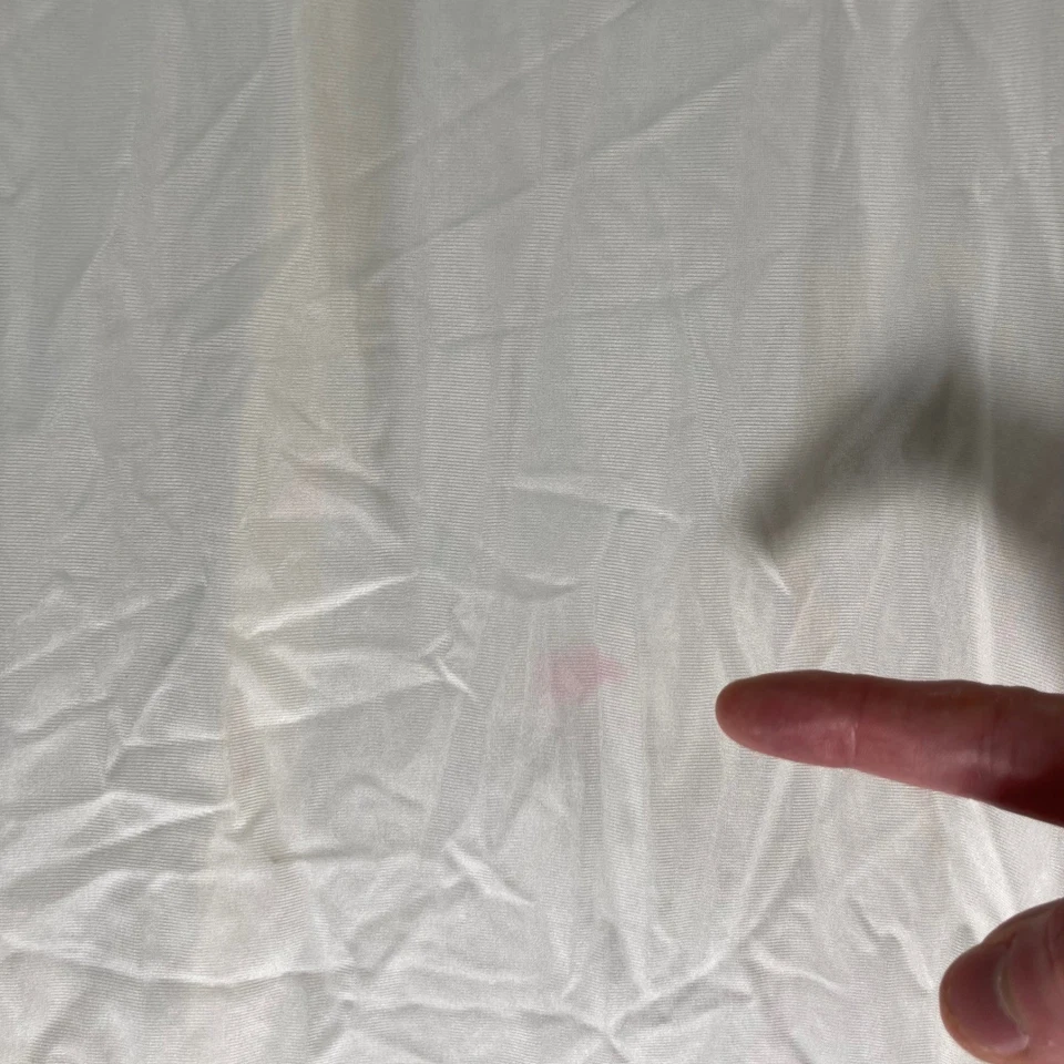 Vestido sin mangas vintage blanco con ribete de encaje camisola camisón pijama lencería Foto 4 de 4