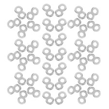 120 Pcs Stainless Steel 8 Figure Table Top Fasteners Connectors Clips