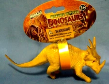 Triceratops Dinosaur Figure 4 in tall 8 in long New Hunson