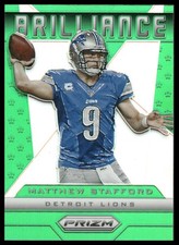 Matthew Stafford 2013 Panini Prizm #23 Brilliance Prizms Green Detroit Lions