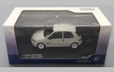 Solido 1/43 Peugeot 106 Phase 2 Rally White Mini Car Model S4312101 Used