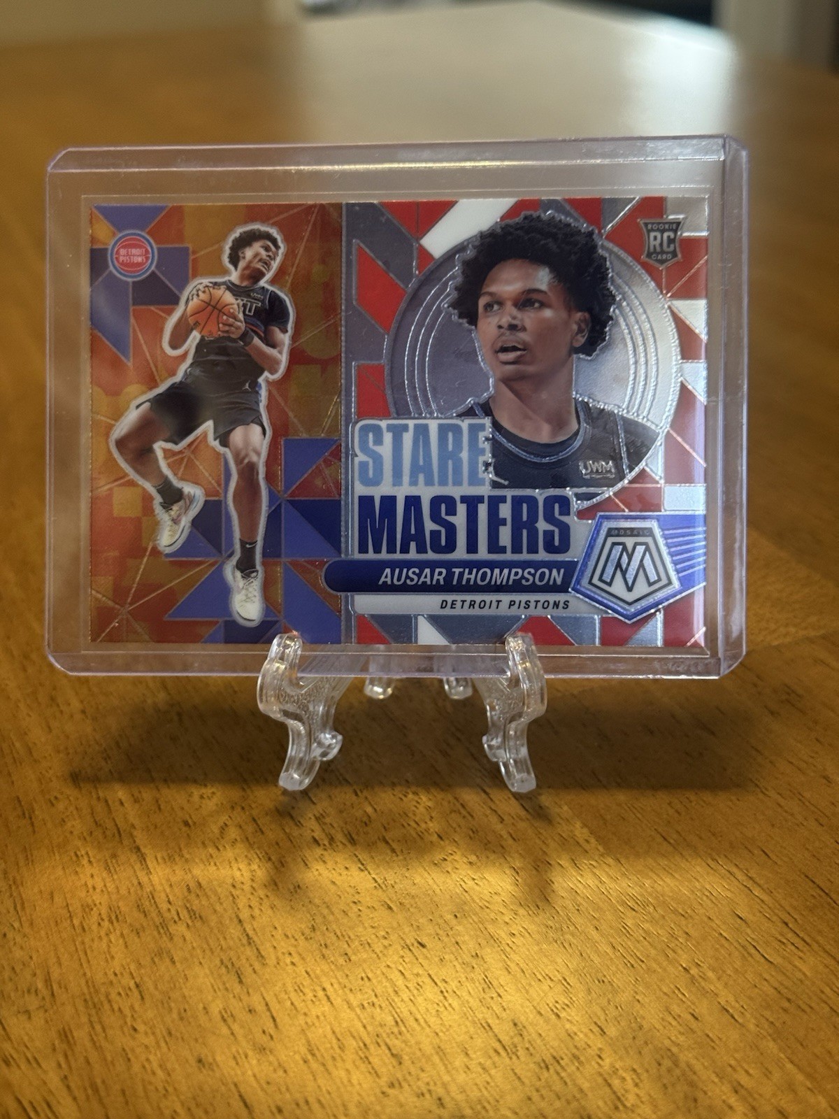 2023-24 Panini Mosaic Ausar Thompson #2 Stare Masters Detroit Pistons