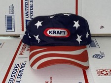 vtg Snapback Hat Trucker Baseball Cap US AMER...