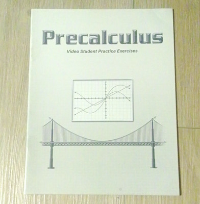 Abeka Precalculus Student Edition Video Practice Exercises Textbook PB HS Eng