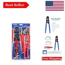 All-in-One PEX Pipe Installation & Clamp Tool Kit
