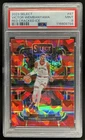 2023-24 Select Victor Wembanyama RC Red Cracked Ice Prizm Concourse #87 PSA 9