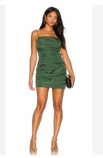 REVOLVE Amanda Uprichard Laconia Mini DRESS - Cypress Green Cocktail Mini SZ XS