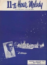 11th Hour Melody Sheet Music King Palmer Carl Sigman Al Hibler