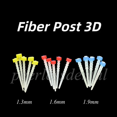 3M ESPE RelyX Dental Glass Fiber Post 3D Half Screw Post Thread Card 1.3/1.6/1.9
