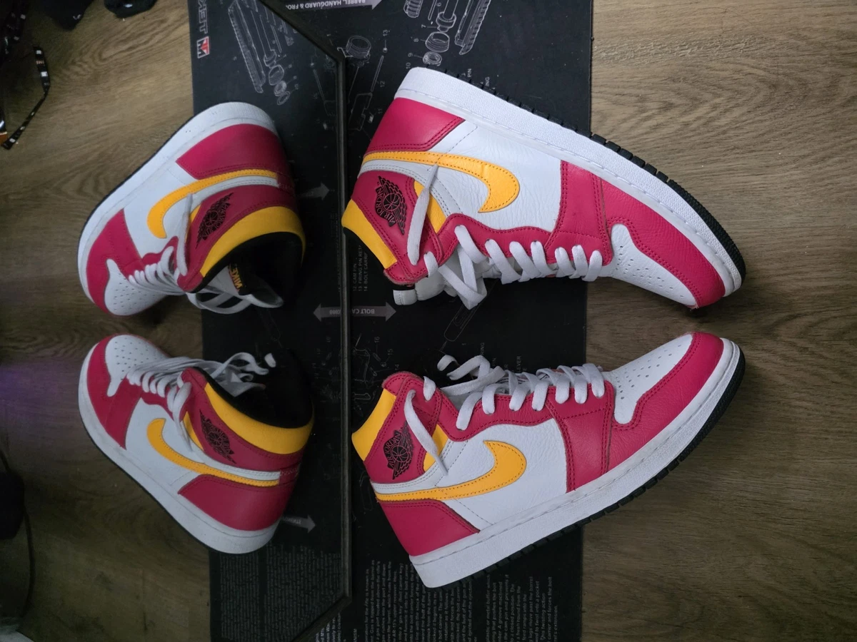Jordan 1 Retro High OG Light Fusion Red 2021 for Sale
