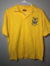Vintage Tallinn Estonia Shirt Collared Medium Yellow