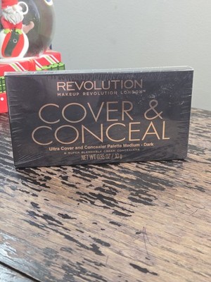 Revolution Ultra Cover & Concealer Palette, Medium-Dark