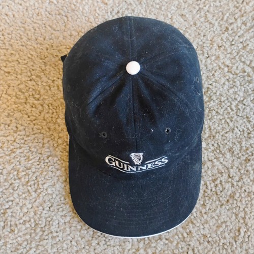 Vintage Guinness Bier Hut Kappe Strapback schwarz Irland Stout Ale verstellbar Y2K - Bild 2 von 9