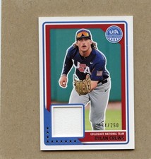 2023 Panini USA Baseball Stars & Stripes Material Dylan Crews #USAM-DC 084/250
