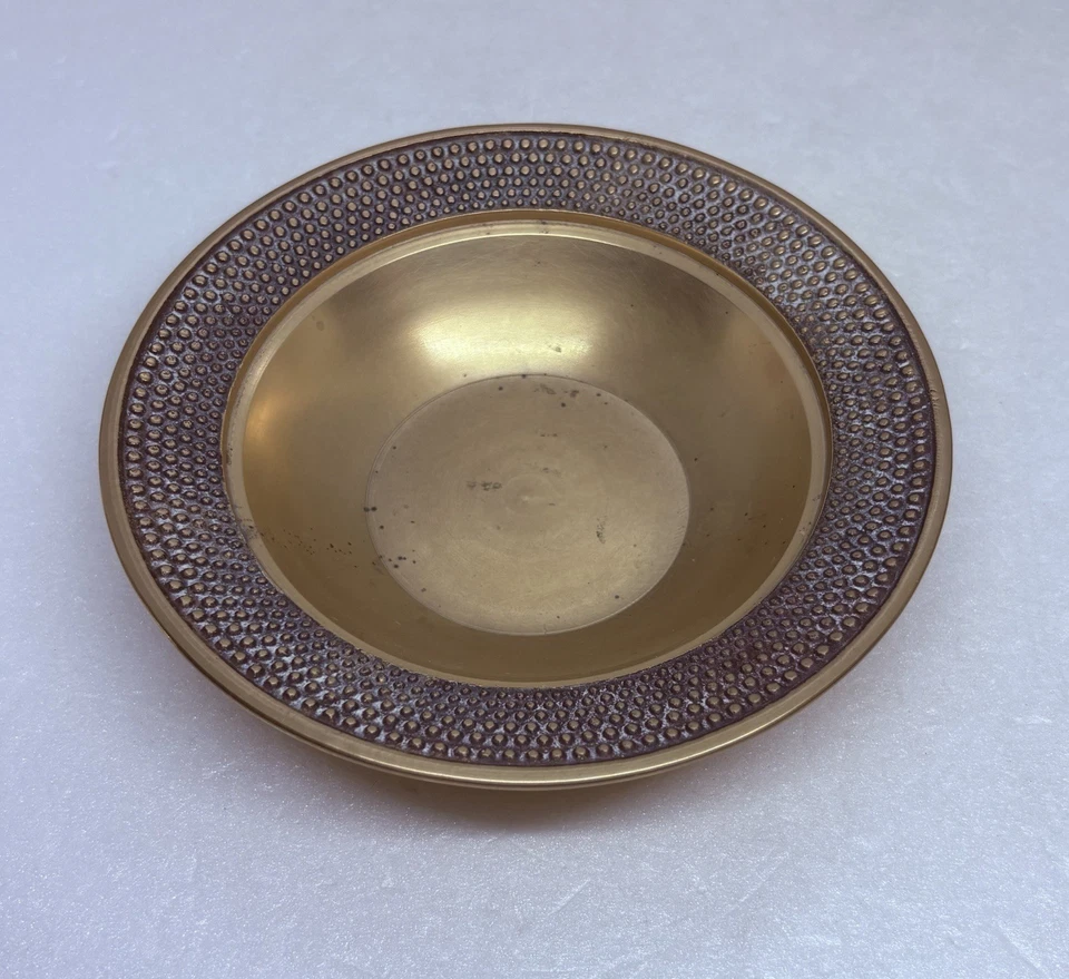 "Quemador/soporte de incienso de latón fundido macizo raro emblema de cisne decoración artística 6"" Corea 36" Foto 4 de 4