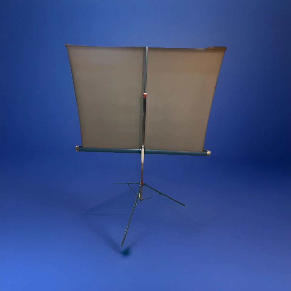 Vintage DA-LITE MOVIE SLIDE Projection Portable SCREEN 40x40 - Image 2 of 4