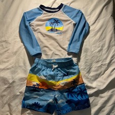 Wave Zone - Boys Swim Suit Set - 3T - Shirt/S...