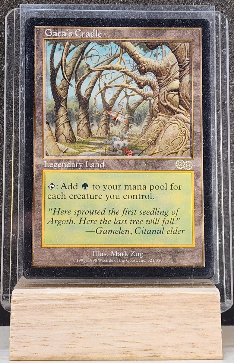 Gaea's Cradle Magic: The Gathering Urza's Saga Rare Individual
