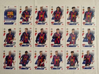 Match Attax UCC 25/26 FC Barcelona Team Set Base Karten Full Champions League