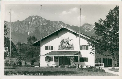 Postcard (b170) Bavaria Home Stage in Kochel am See