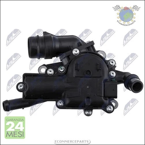 Termostato acqua AJS per HYUNDAI SANTA FE TUCSON KONA i20 KIA SPORTAGE SORENTO - Immagine 3 di 4