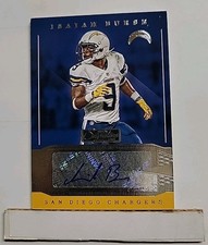 2016 Donruss Signature Series Isaiah Burse #32 Auto San Diego Chargers C1