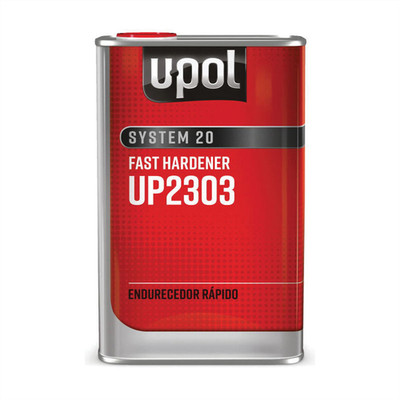 U Pol Products SYSTEM 20 UP2307 National Rule Fast Hardener, 250 mL Tin, Clear,