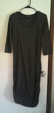 Express Large Womens 3/4 Sleeve Dark Gray Dress