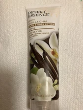 DESERT ESSENCE SPICY VANILLA CHAI HAND & BODY LOTION  8 Oz.