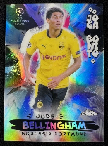 2020-21 Topps Chrome UCL Joga Bonito Jude Bellingham #JB-7 Rookie RC