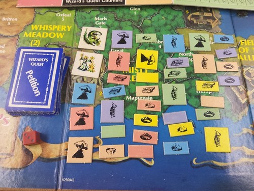 Vintage 1979 Wizard's Quest (unvollständig) unpunched Pieces Spiel Avalon Hill - Bild 3 von 17
