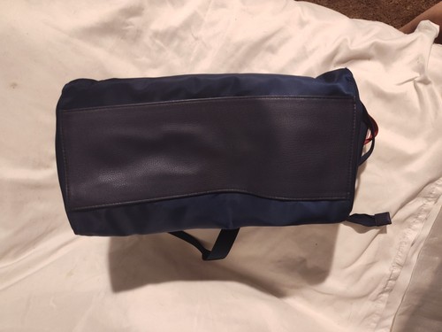 Tommy Hilfiger Large Nylon Multifunctional Tote Bag Navy Stripe Spring 2020 Auth - Picture 9 of 12