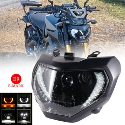 E9 genehmigt LED Scheinwerfer DRL mit Blinklicht Für Yamaha MT07 MT-07 2018-2020