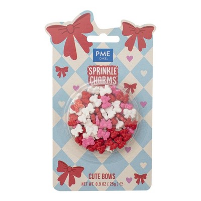 PME Cake Cute Bows Sprinkle Charms (25g / 0.9oz)
