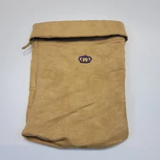 Crown Royal Reserve Gold Suede Bag 8"x 10"