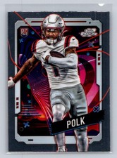 2024 Topps Cosmic Chrome #163 JaLynn Polk (RC) Base-New England Patriots