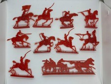 Toy soldiers of the First Cavalry Army of the Red Army of the USSR 10 figures 