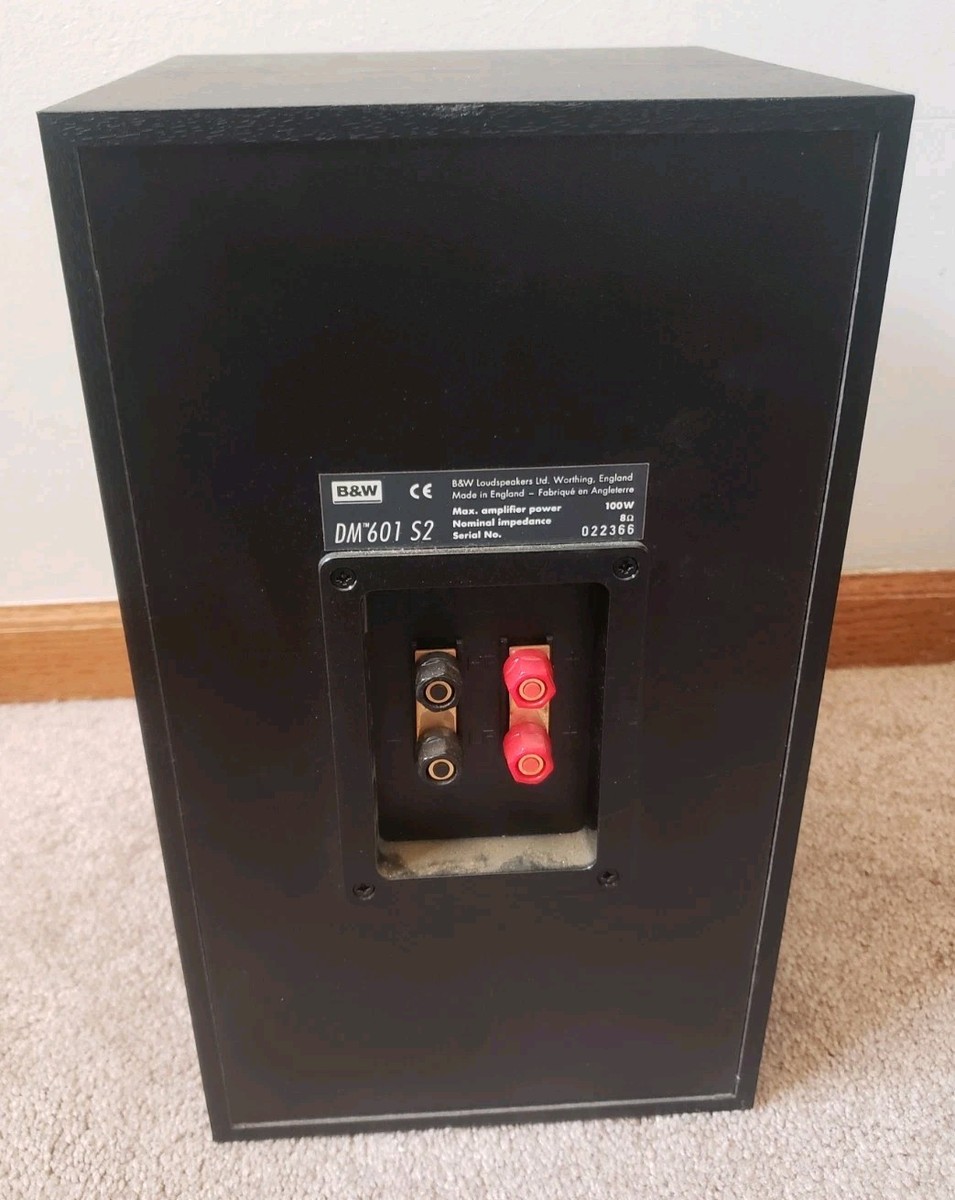 B&W DM601 S2 Bookshelf Speakers Pair Black | eBay