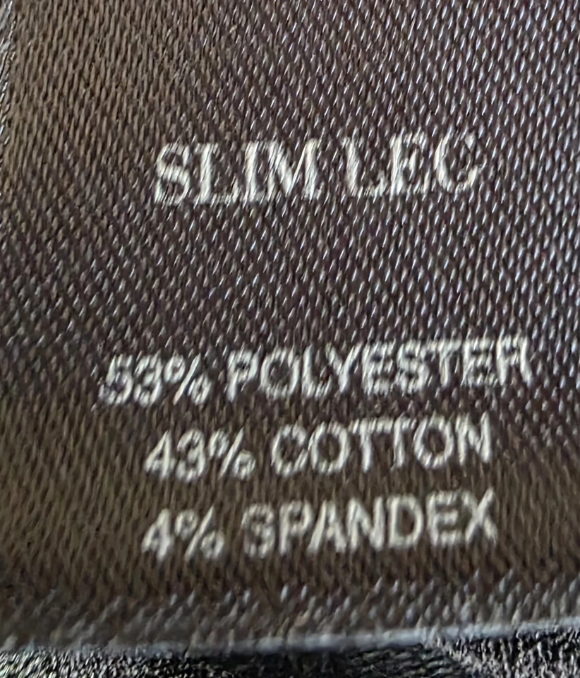 Pantalones para mujer White House Black Market talla 8R botón cremallera ajustados Foto 3 de 4