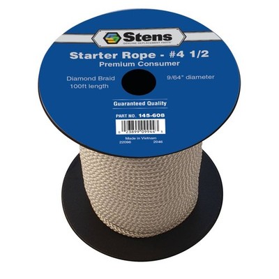 100'Diamond Braid Starter Rope / #4 1/2 Diamond 145-608